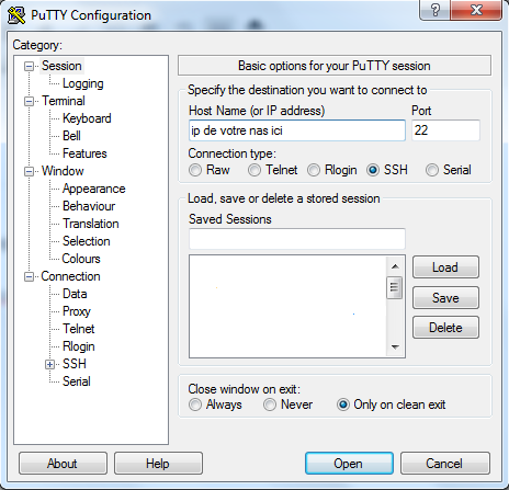 putty-configuration